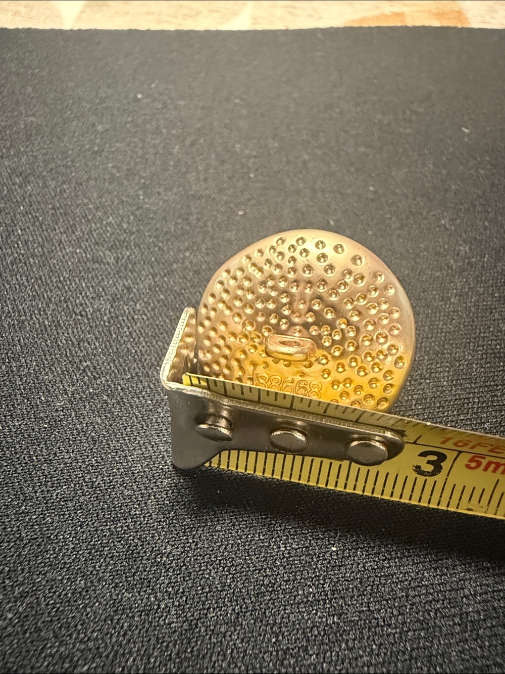 Gold and Pearl Logo Buttons / Brooches Set - Picture 7 of 8